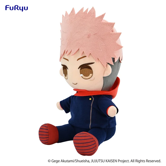 Jujutsu Kaisen Kyurumaru Big Plush Toy Yuji Itadori (Re-run) 4 Jujutsu Kaisen Kyurumaru Big Plush Toy Yuji Itadori (Re-run) - Image 2