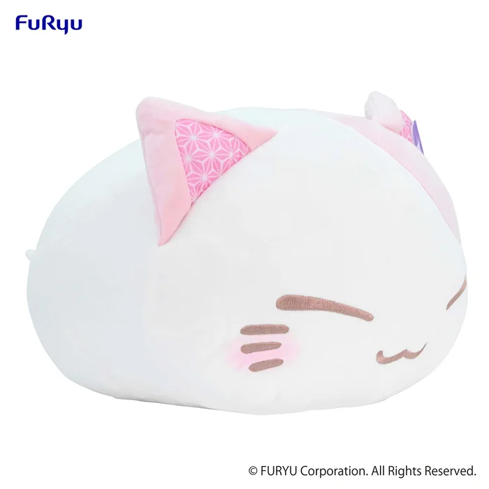 Nemuneko Cat Pastel Pink Big Plush Toy 10 Nemuneko Cat Pastel Pink Big Plush Toy - Image 8
