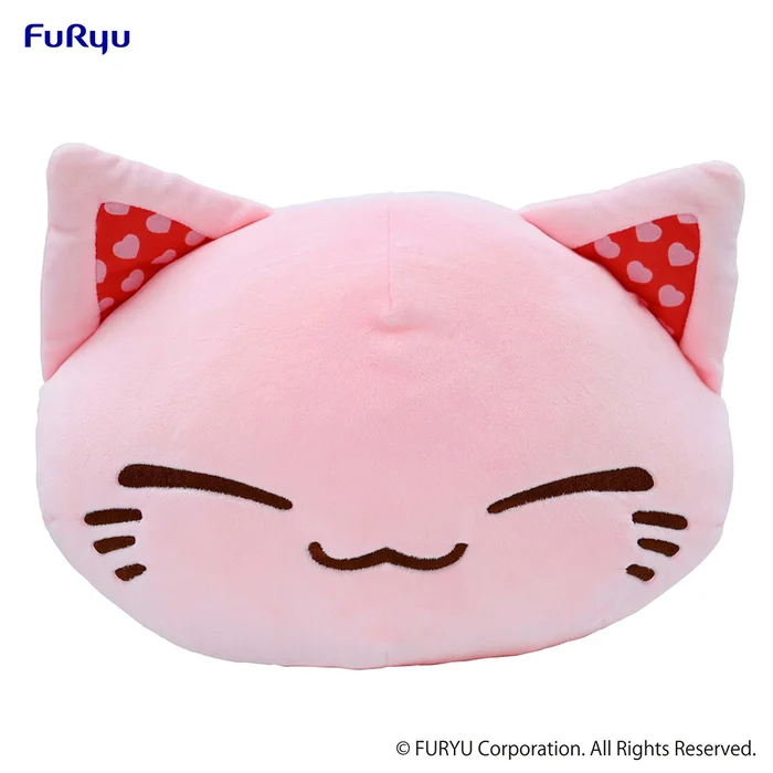 Nemuneko Cat Cupid Pink Big Plush Toy 3 Nemuneko Cat Cupid Pink Big Plush Toy