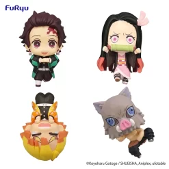 Demon Slayer: Kimetsu No Yaiba Chokotto Hikkake Figure Petit Vol. 1 Set
