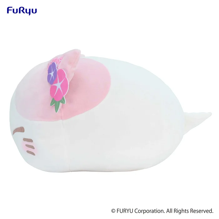Nemuneko Cat Pastel Pink Big Plush Toy 5 Nemuneko Cat Pastel Pink Big Plush Toy - Image 3