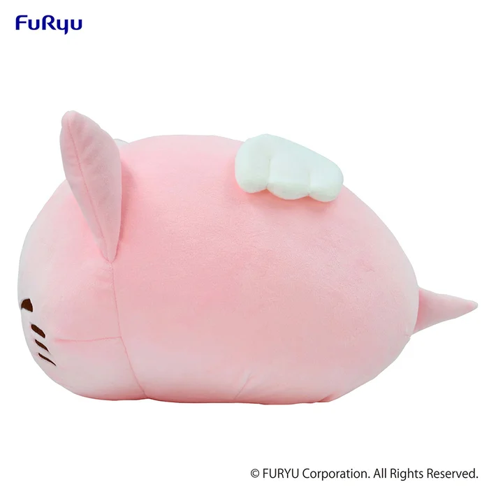 Nemuneko Cat Cupid Pink Big Plush Toy 5 Nemuneko Cat Cupid Pink Big Plush Toy - Image 3