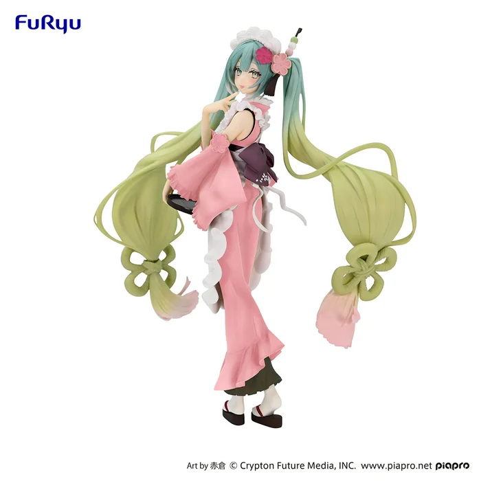 Exceed Creative Figure Hatsune Miku: Matcha Green Tea Parfait: Another Color 4 Exceed Creative Figure Hatsune Miku: Matcha Green Tea Parfait: Another Color - Image 2