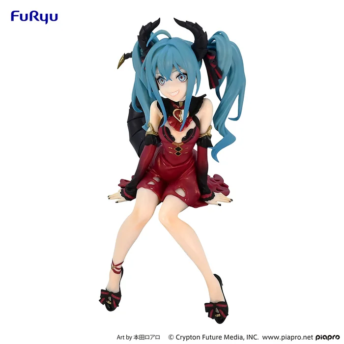 Hatsune Miku: Villain Red Color Ver. Noodle Stopper Figure (Re-run) 4 Hatsune Miku: Villain Red Color Ver. Noodle Stopper Figure (Re-run) - Image 2