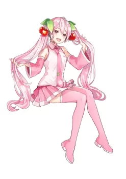 Hatsune Miku Sakura Miku Noodle Stopper Figure